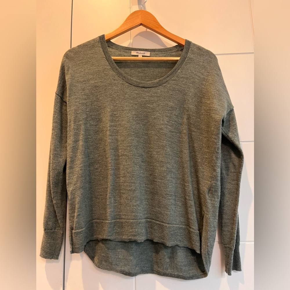 Madewell Sage Green Lightweight Sweater